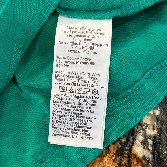 NWT J. Crew Dublin Kelly Green Short Sleeve V-Neck Girlfriend Tee - - Picture 6 of 7